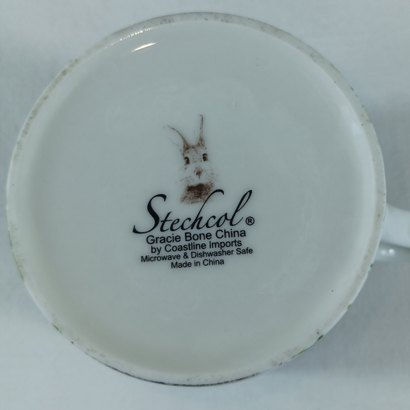 Bunny In Wildflower Meadow Stechcol Bone China Forest Gracie Rabbit Mug GBC - Picture 6 of 8